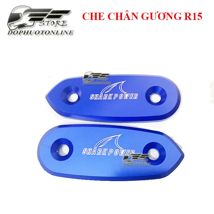 Che Chân Gương R15 v3 Kèm Ốc Gr5 Shark Power Giá 1 Đôi <DPOL>