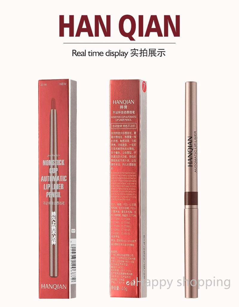 (Hàng Mới Về) Chì Kẻ Viền Môi Xoay Tự Động Chống Thấm Nước Lâu Trôi Không Lem Màu | BigBuy360 - bigbuy360.vn