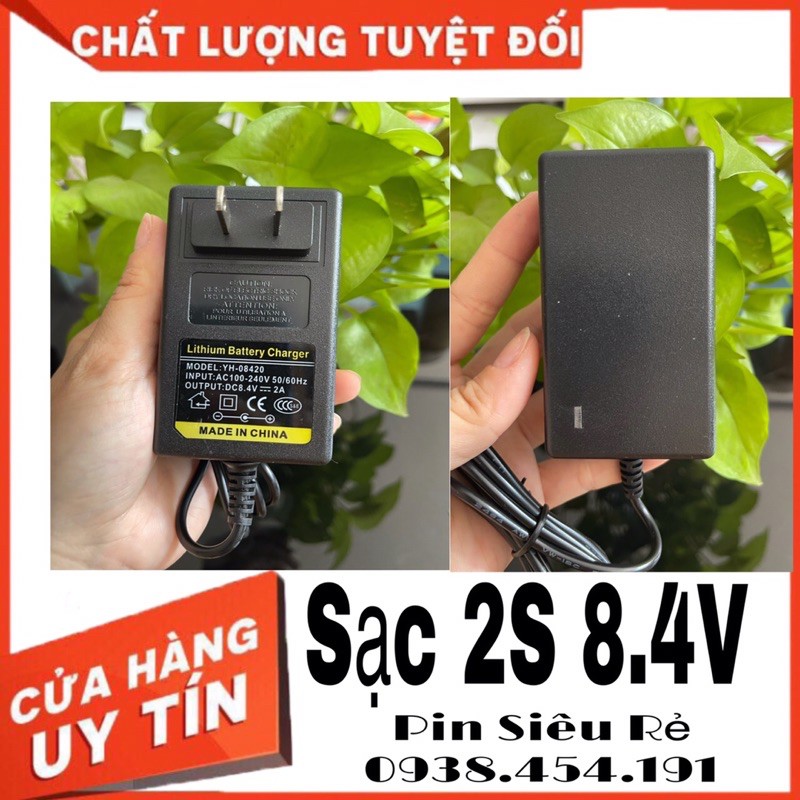Sạc 2S: 8.4V- 2A