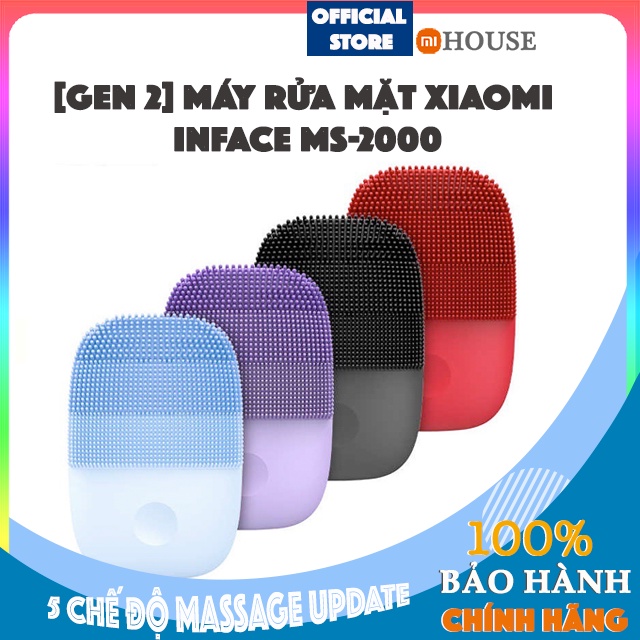 Máy rửa mặt Xiaomi inFace MS-2000 -Máy rửa mặt sóng âm Xiaomi inFace MS2000  - MiHouse