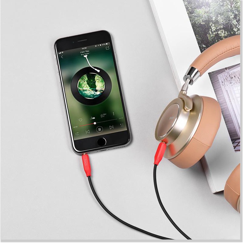 Cáp âm thanh Hoco UPA11 AUX dài 1m - Jack 3.5mm - MrPhukien