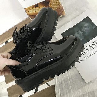 (order) giày bánh mì da bóng