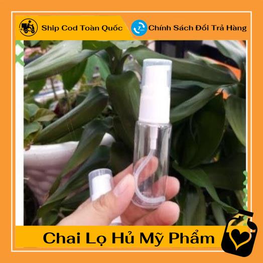 Chai Chiết Mĩ Phẩm ❤ TOP GIÁ RẺ ❤ Chai nhựa pet xịt giọt 20ml chiết mỹ phẩm , , phụ kiện du lịch