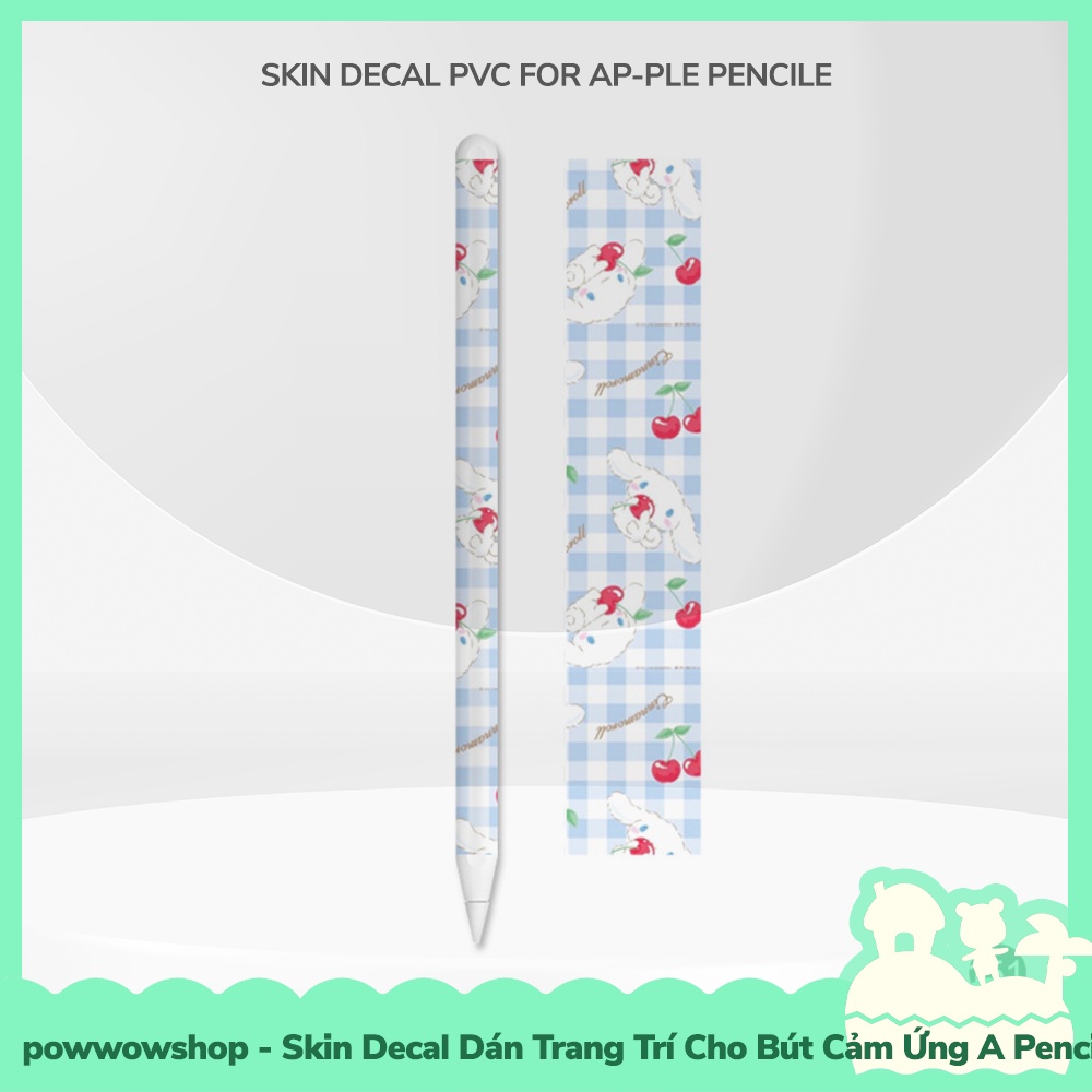 [Sẵn VN - Hỏa Tốc] 24 Mẫu Skin Decal DIY Dán Trang Trí Cho Bút Cảm Ứng Táo A Pencil 1 &amp; 2 Part 2 Collection
