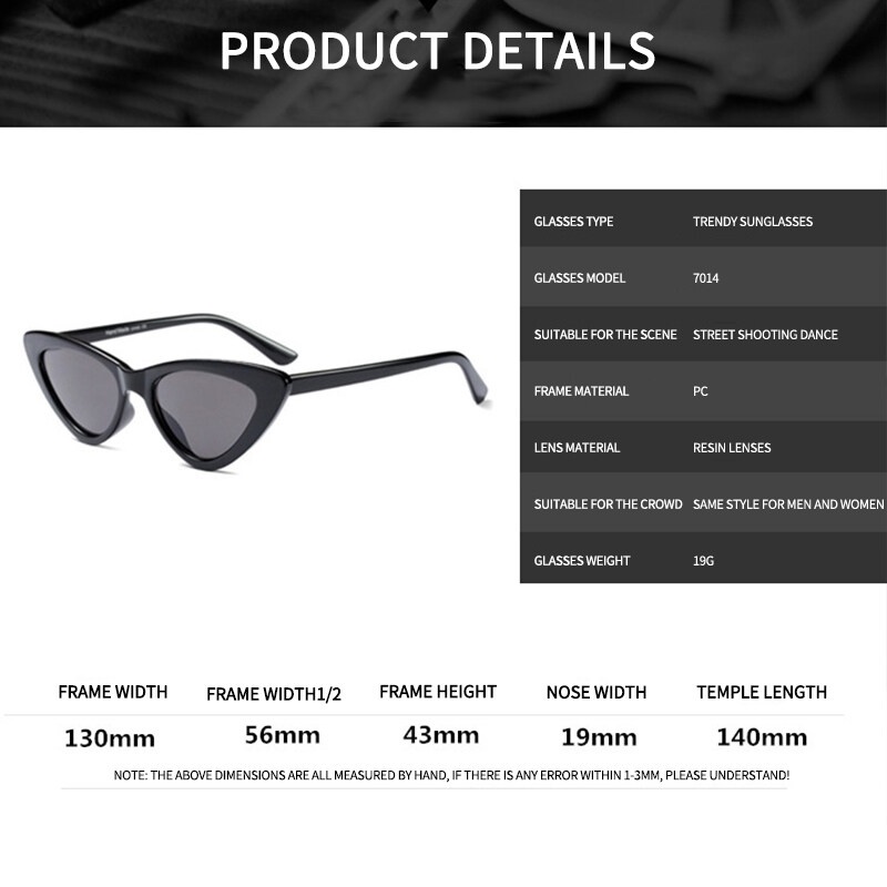 Kính Mát Gọng Mắt Mèo Phong Cách Âu Mỹ Cổ Điển Mẫu Mới 2022 Dành Cho Bạn Nữ