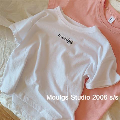 Áo thun tay ngắn bằng cotton thiết kế đơn giản chính hãng cho bé trai