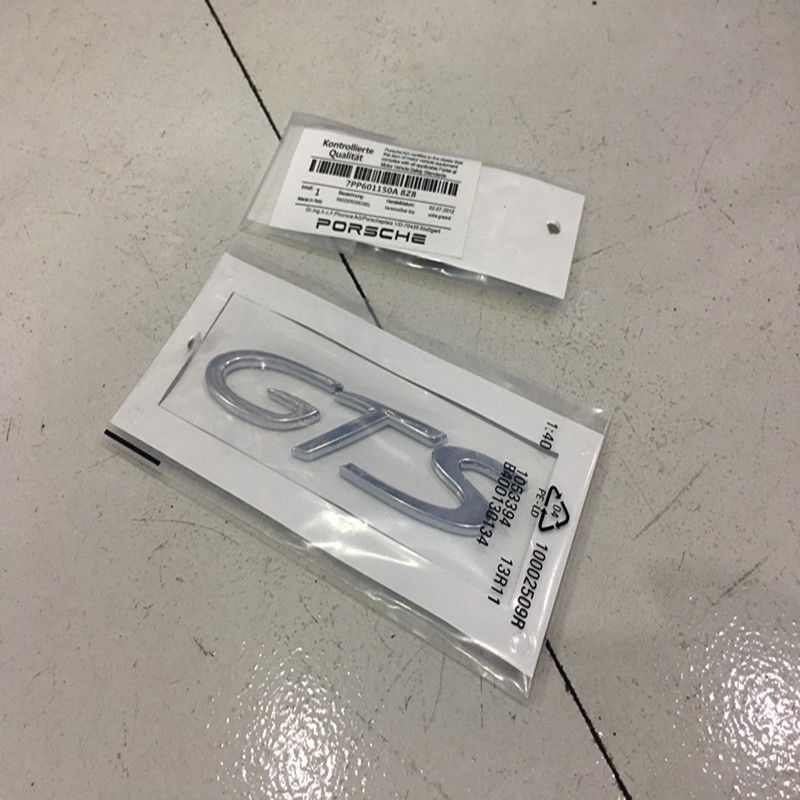 Porsche Chữ cái tiếng Anh tiêu chuẩn ô tô tiêu chuẩn Cayenne macan s tiêu chuẩn gts Palamela 911 sửa đổi nhãn dán logo nhãn đuôi