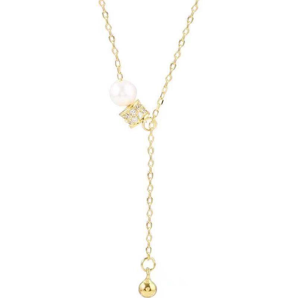 AROMA Dây ChuyềN HợP Kim ĐíNh HạT Phong CáCh Vintage