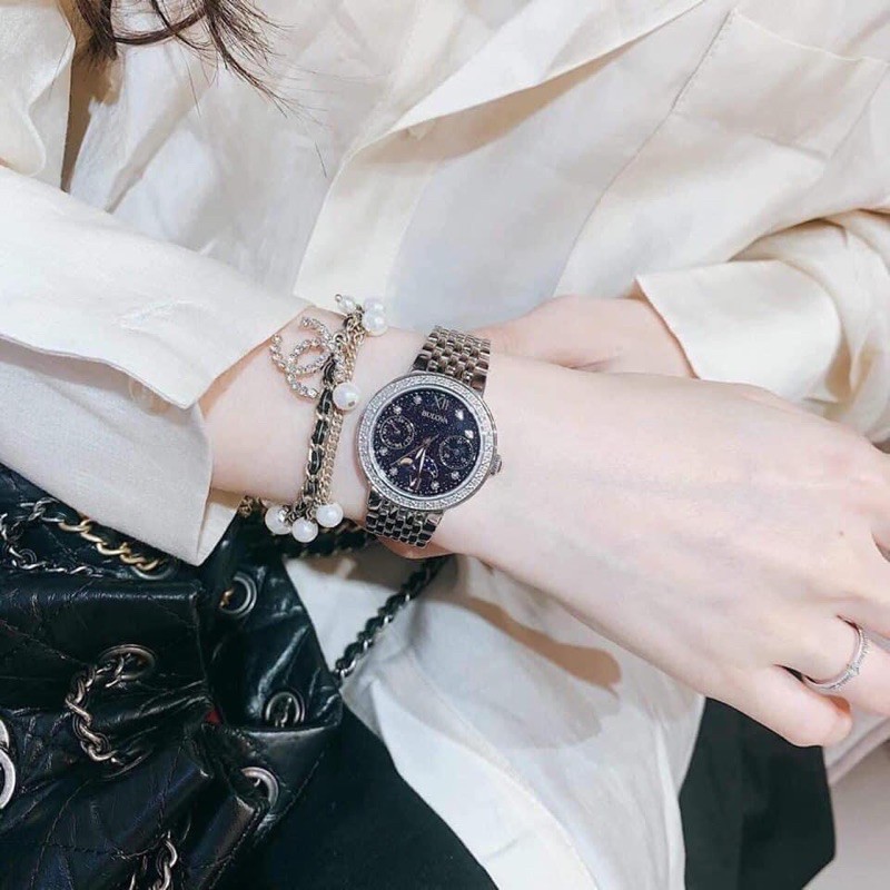 Đồng hồ nữ thương hiệu Bulova , dòng moonphase