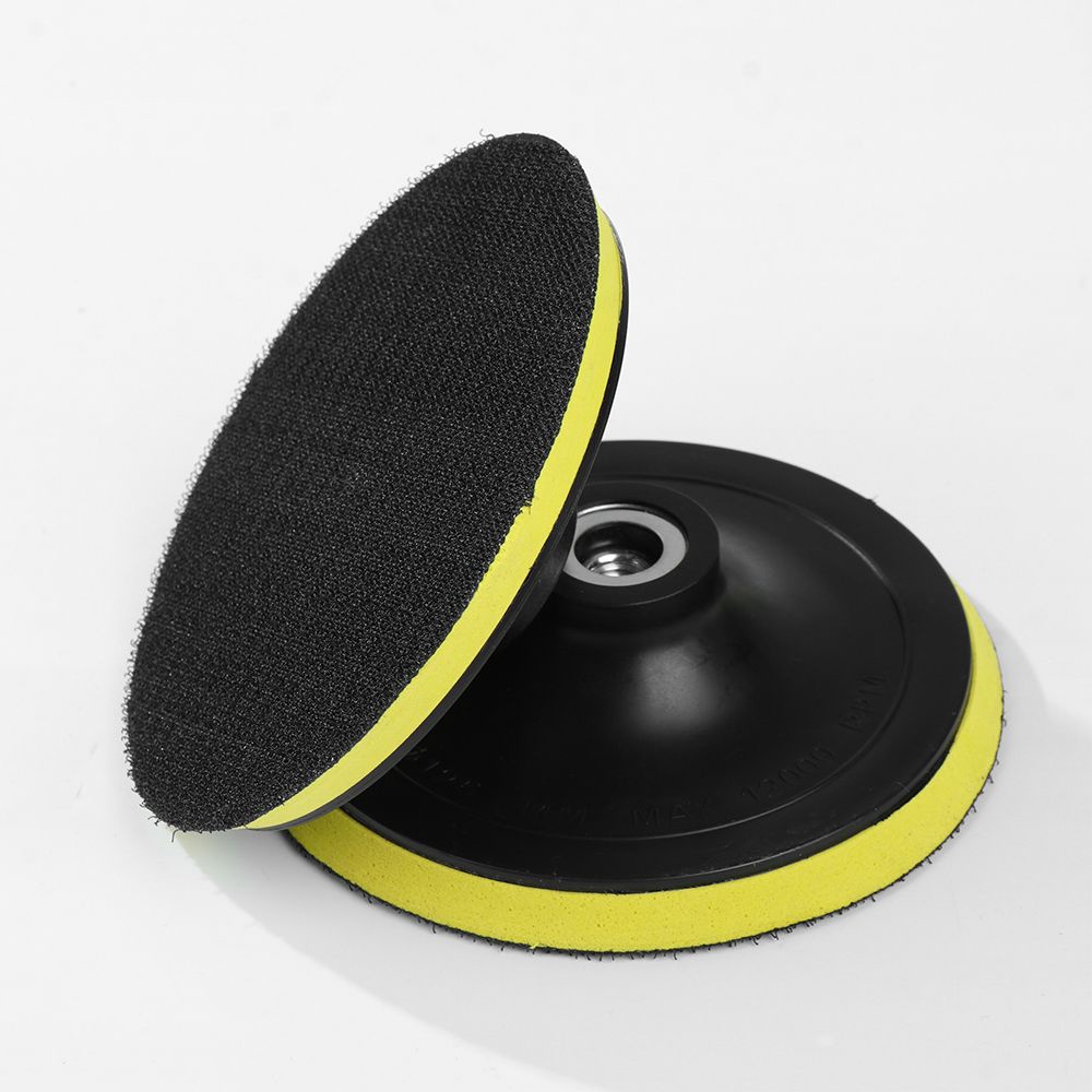 Đĩa Mài Đánh Bóng Bằng Nỉ M10/M14/M16 100/125mm Tự Dính 3/4/5"