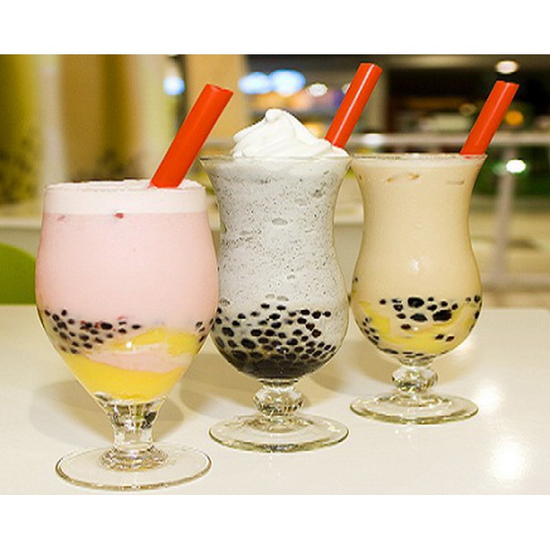 (Combo 40) ống hút trân châu loại to, ống hút sinh tố hoa quả