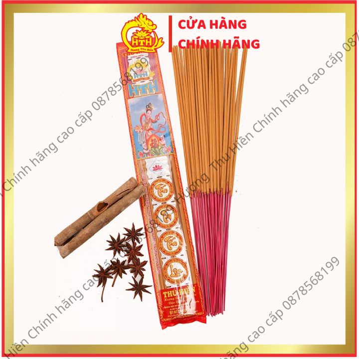 [Chính Hãng Túi To 430 Nén ] Nhang Trầm Đặc Biệt Cao To 43Cm Thu Hiền, Hương Trầm Đặc Biệt Đậu Tàn Ít Khói Cao Cấp 10 én