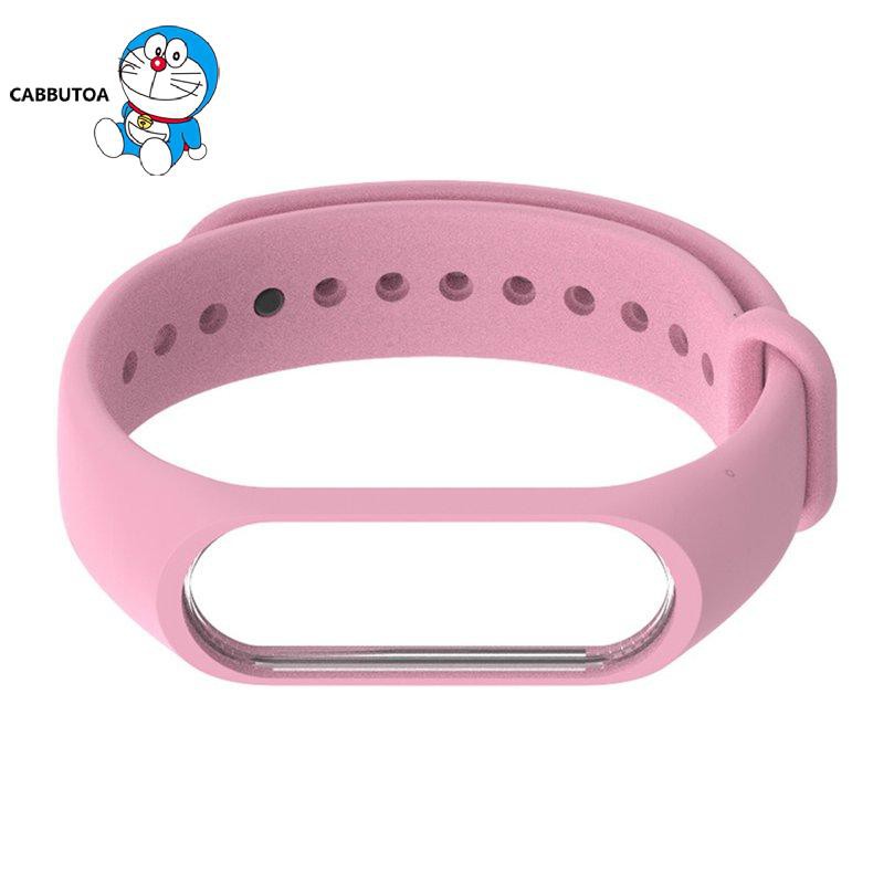 Dây Đeo Thay Thế Chất Liệu Silicon Thiết Kế Nhiều Lỗ Thời Trang Cho Xiaomi Mi Band 3