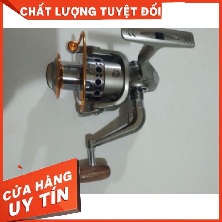 Máy Câu Cá Yomoshi LC Kim Loại 3000-7000 ĐỦ SIZE (TẶNG CƯỚC SHIMANO 100M CACBON )  MÁY CÂU CÁ MÁY ĐỨNG YOMOSHI