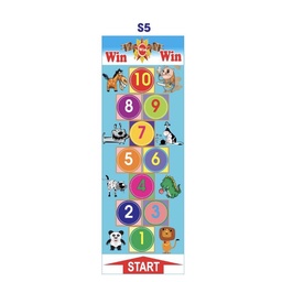 Thảm Nhảy bước chân chữ số cho bé