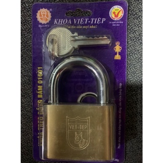 Khoá treo đồng bấm Việt tiệp 01601