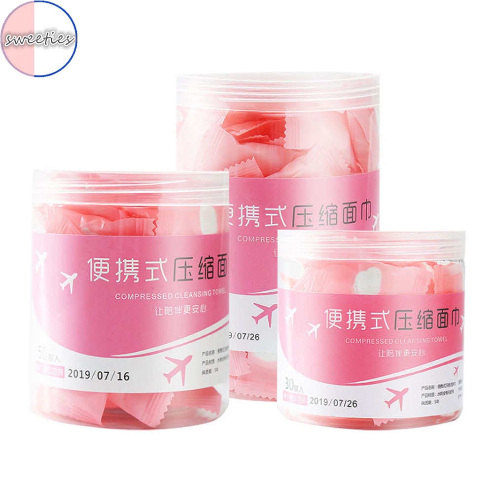 [Hàng mới về] 10 Khăn cotton nén dùng một lần tiện dụng dành cho nữ