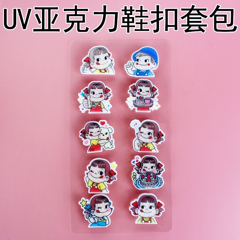 Jibitz Bộ 10 Phụ Kiện Hình Anime Demon Slayer Shoe Charm Kuromi Jibitz croc Cho Giày Phụ Nữ