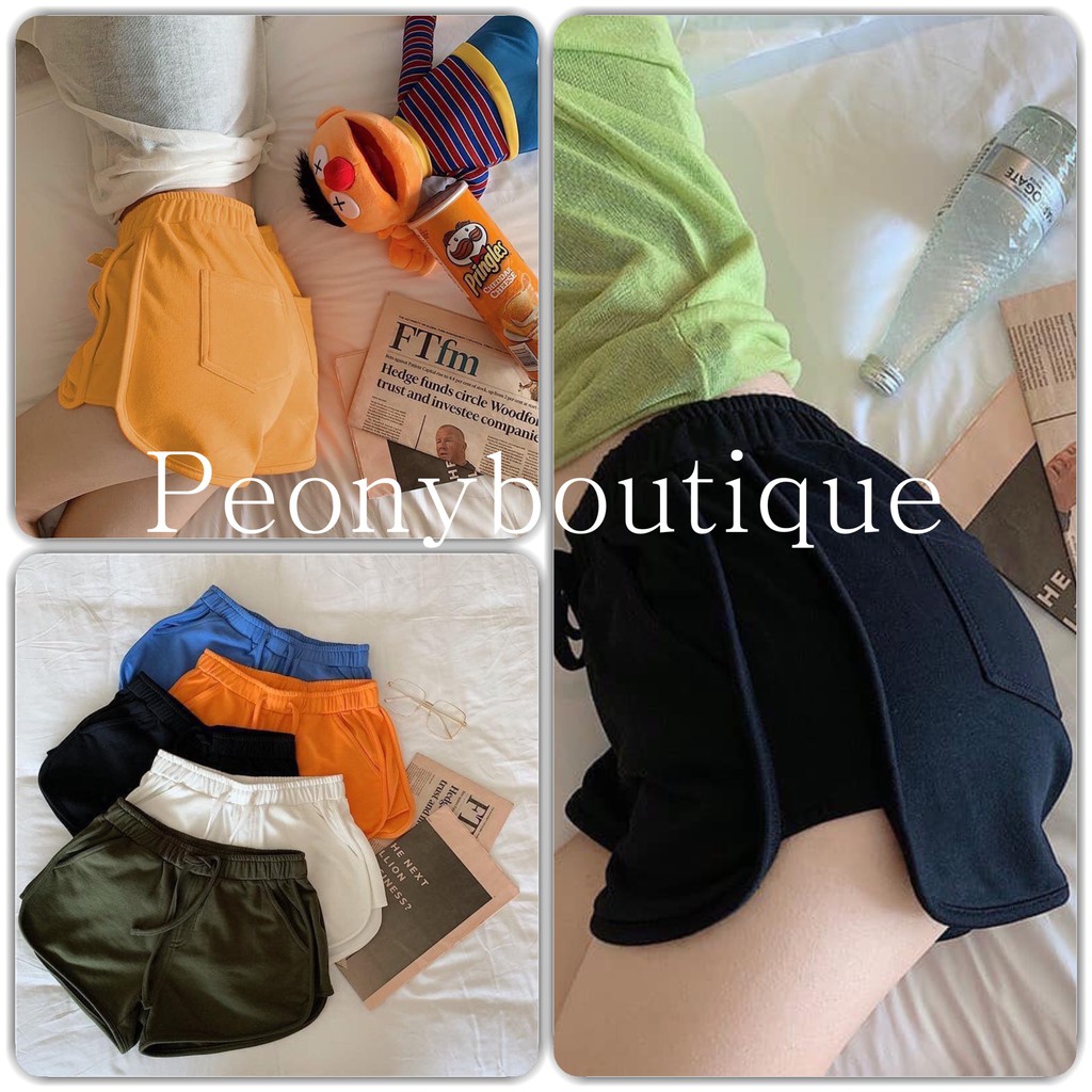 Quần Shorts Nữ ♥ Quần short viền Crane xẻ tà SIÊU HOT ♥