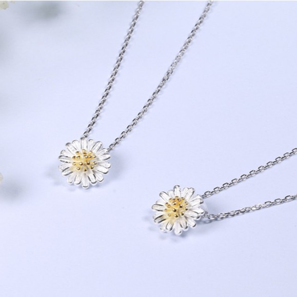 [FREE SHIP] Dây Chuyền Bạc Hoa Cúc S925 Blue Daisy SilverChuỗi Store Trang Sức Blue Daisy SilverTặng