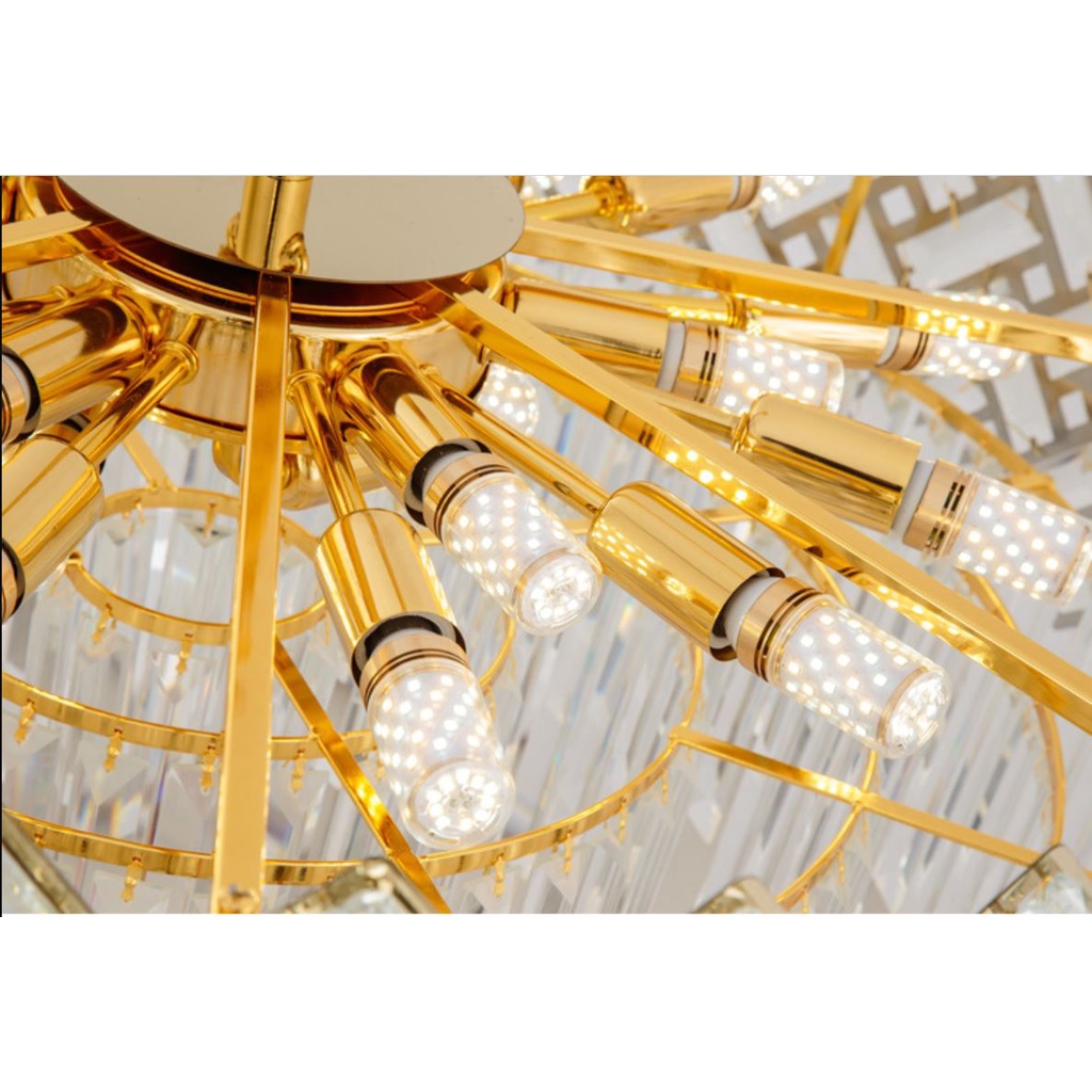 Đèn thả DAVID pha lê kiểu dáng độc đáo, hiện đại trang trí nhà cửa, quán cafe