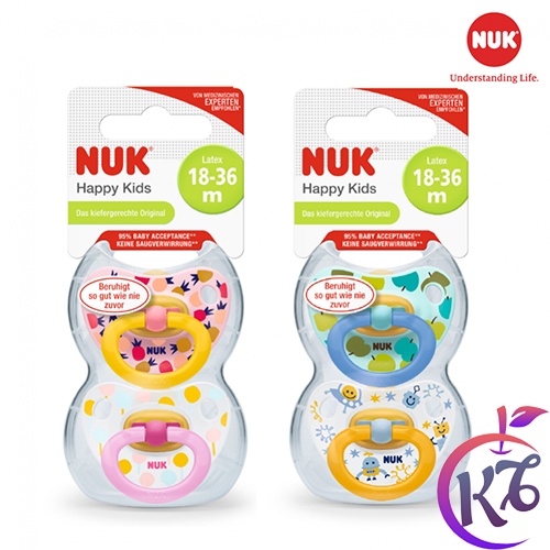 Bộ 2 ty ngậm cao su NUK Classic cho bé 18-36 tháng (2 cái/hộp) - NU01471 - ti giả cho trẻ sơ sinh