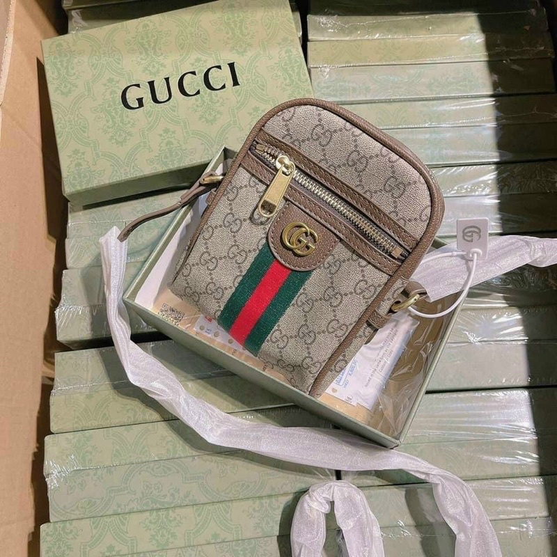 Túi chữ nhật sz 17cm để vừa các loại ĐT Full box - HANABAG