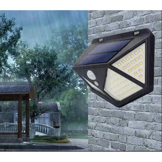 Đèn năng lượng mặt trời gia dụng để ngoài trời, sân vườn, cảm biến bóng người, đèn tường chống nước, đèn đường nông thôn