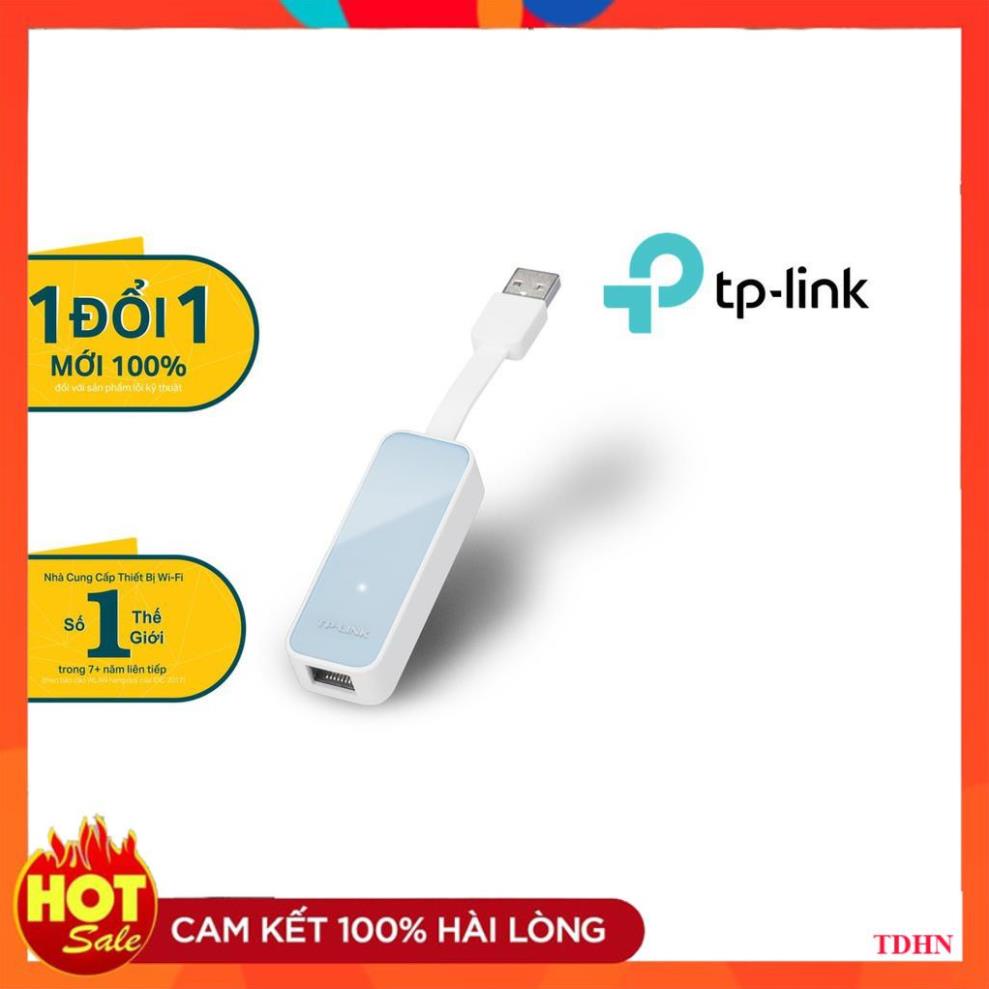 [Hãng] TP-Link Bộ chuyển đổi mạng USB 2.0 100Mbps Nhanh và ổn định - UE200- Hãng phân phối chính thức