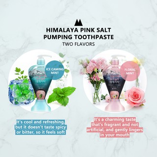 Perioe Himalaya Pinksalt Pumping Toothpaste Kem đánh răng 285g