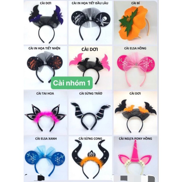 Cài tóc Halloween