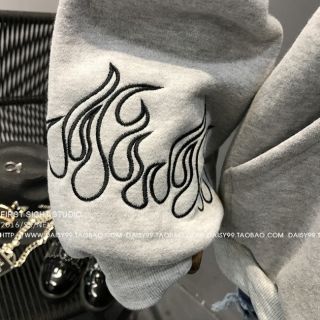 Áo hoodie ulzzang lửa