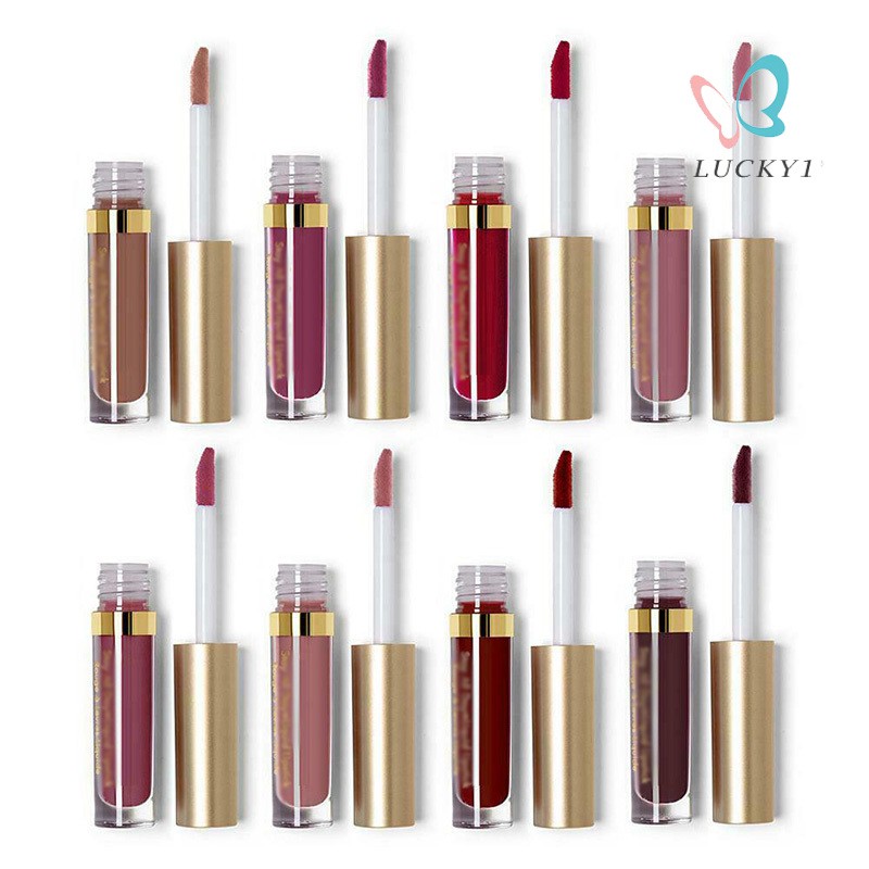 (Hàng Mới Về) Set 8 Son Môi Dạng Lỏng Lâu Trôi Không Dính Dành Cho Nữ | BigBuy360 - bigbuy360.vn