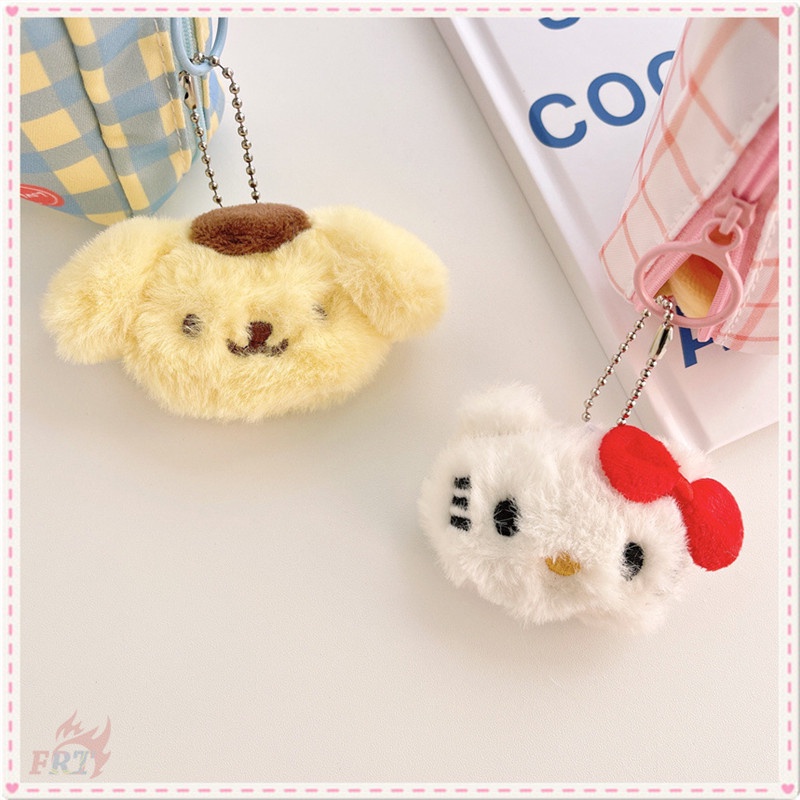 ✪ Móc Khóa Hello Kitty/ Melody/ Pom Pom Purin - Nhân Vật Hoạt Hình Nhồi Bông ✪ 1 Phụ Kiện Túi Dễ Thương Ngọt Ngào Trang Trí Túi Quà