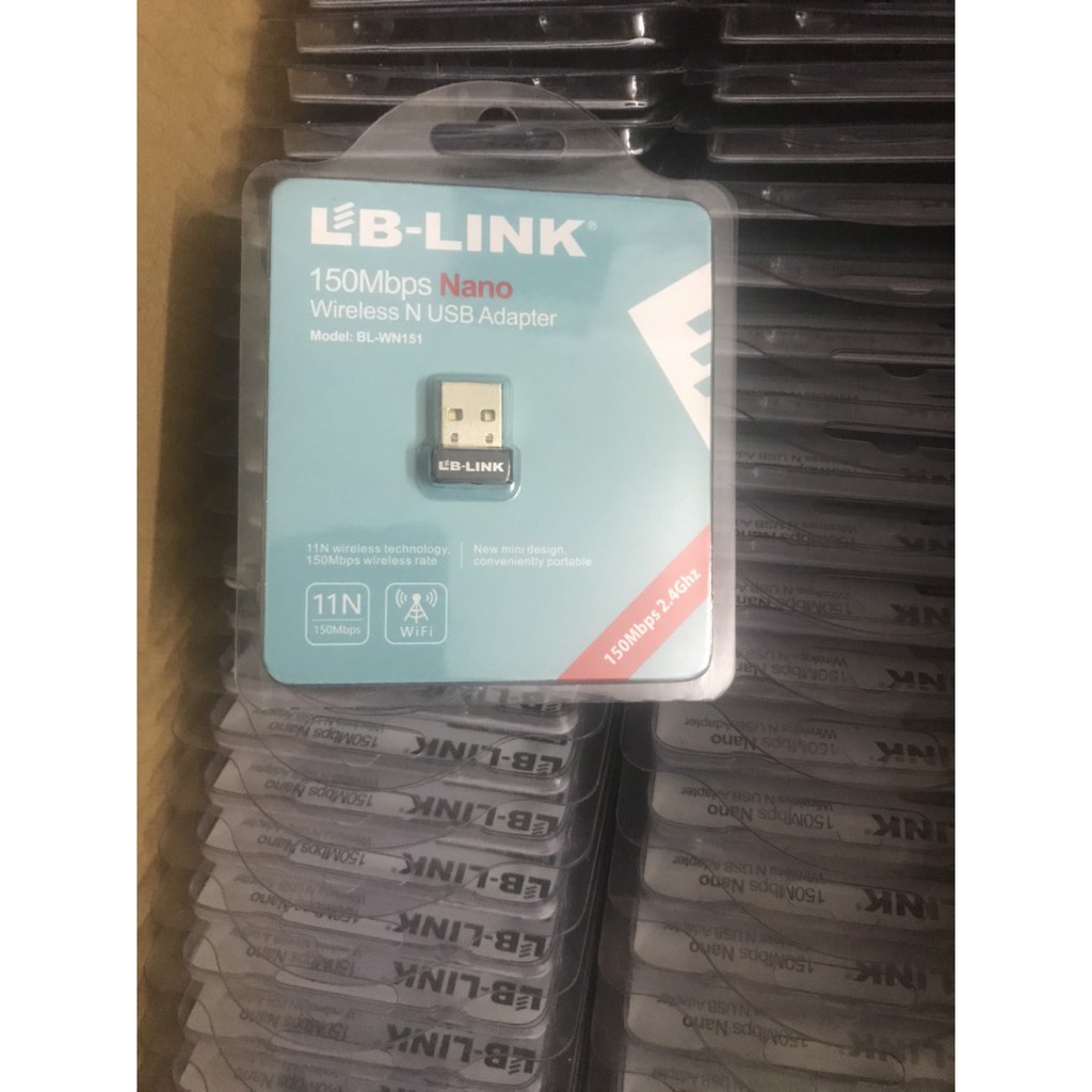 [Chính hãng] USB thu wifi Lblink WN151 dùng cho PC và Laptop tiện dụng Bảo hành 24 tháng