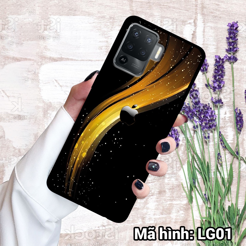 Ốp điện thoại OPPO A94 in hình độ táo,siêu bền, chất lượng – lưng kính tráng gương viền dẻo