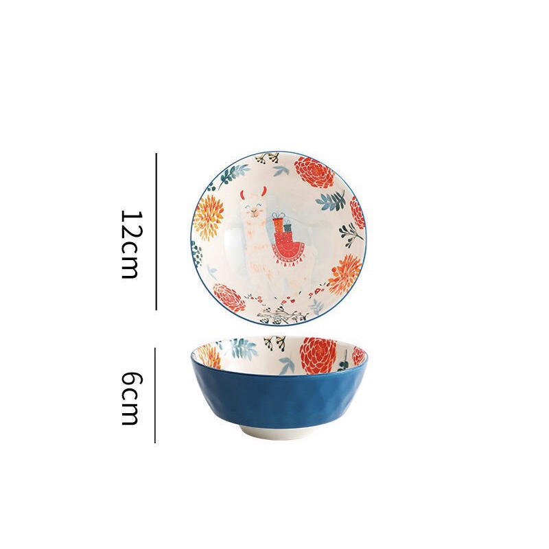 Bát Sứ Bát Ăn Cơm Bộ Bát Đĩa Decor Bộ Chén Dĩa Sứ Dễ Thương Cute Cao Cấp V27