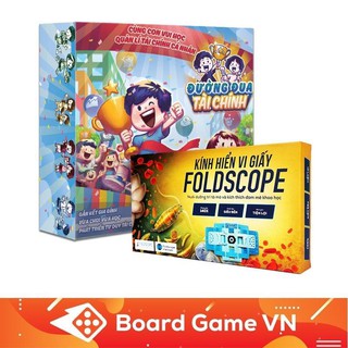Combo Kính hiển vi Foldscope và Đường Đua Tài Chính
