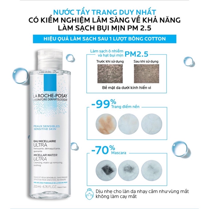 Tẩy trang La Roche Posay 400ml