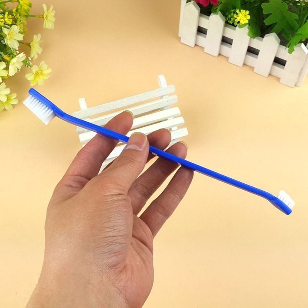 Bàn chải đánh răng 2 đầu chăm sóc cho thú cưng