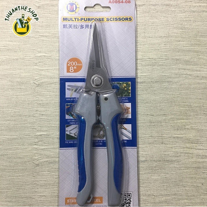 Kéo cắt đa năng mũi nhọn C mart A0054-08