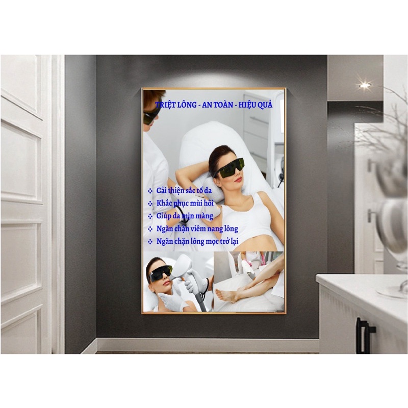 TRANH SPA CHĂM SÓC DA SANG TRỌNG HIỆN ĐẠI