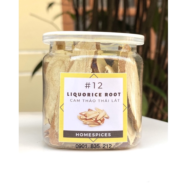 Cam thảo dạng thái từng lát khô-Liquorice Root