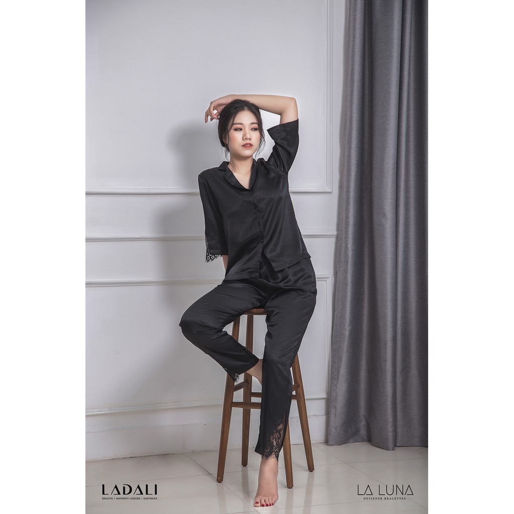 [HÀNG THIẾT KẾ] Bộ Ngủ Pyjama Lụa Satin - BN14 Bộ Ngủ Cao Cấp Thương Hiệu Ladali | BigBuy360 - bigbuy360.vn