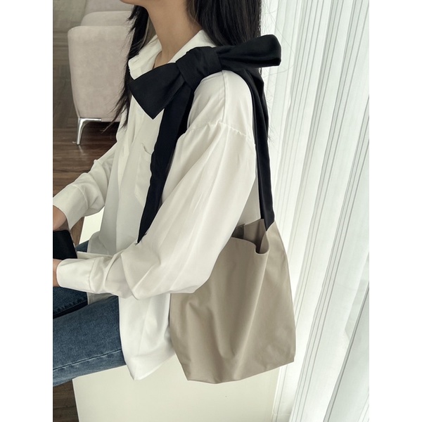 Mini Poési Tote Bag Bowtie Thay đổi chiều dài quai