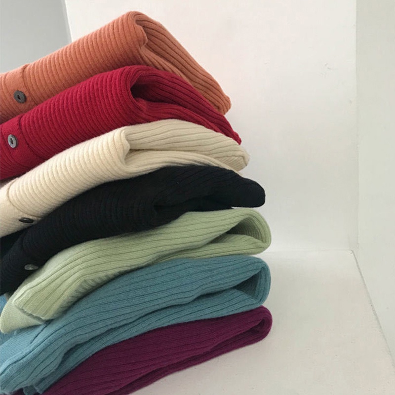 Áo Khoác Cardigan Dệt Kim Cổ Polo Phong Cách Retro Cho Nữ | BigBuy360 - bigbuy360.vn