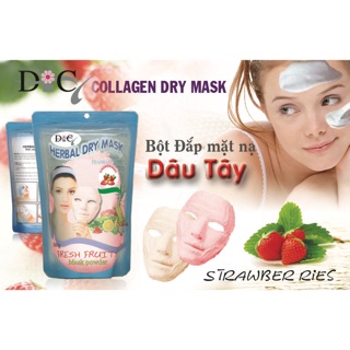 Bột đắp mặt nạ cứng Dâu tây DICY