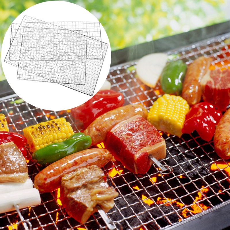 Vỉ nướng BBQ bằng thép không gỉ 3 kích cỡ
