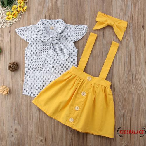 Set Đồ 3 Món Xinh Xắn Cho Bé Gái