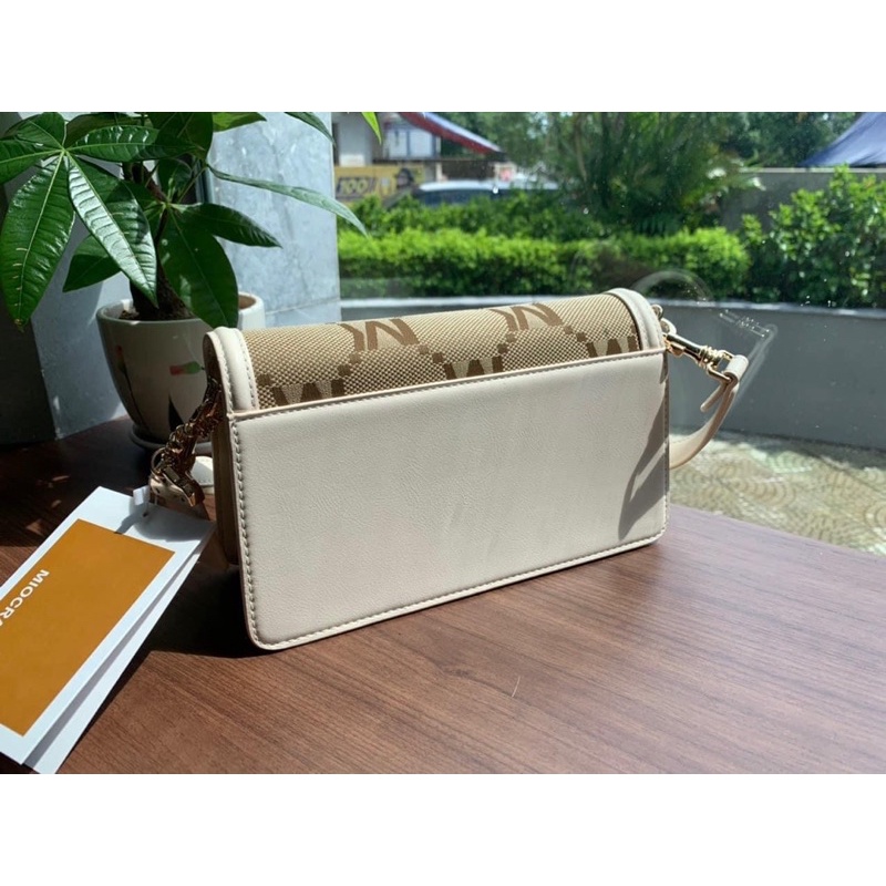 Túi 𝐌𝐢𝐨𝐜𝐫𝐚 𝐤𝐨𝐥𝐲 nền logo khoá vàng